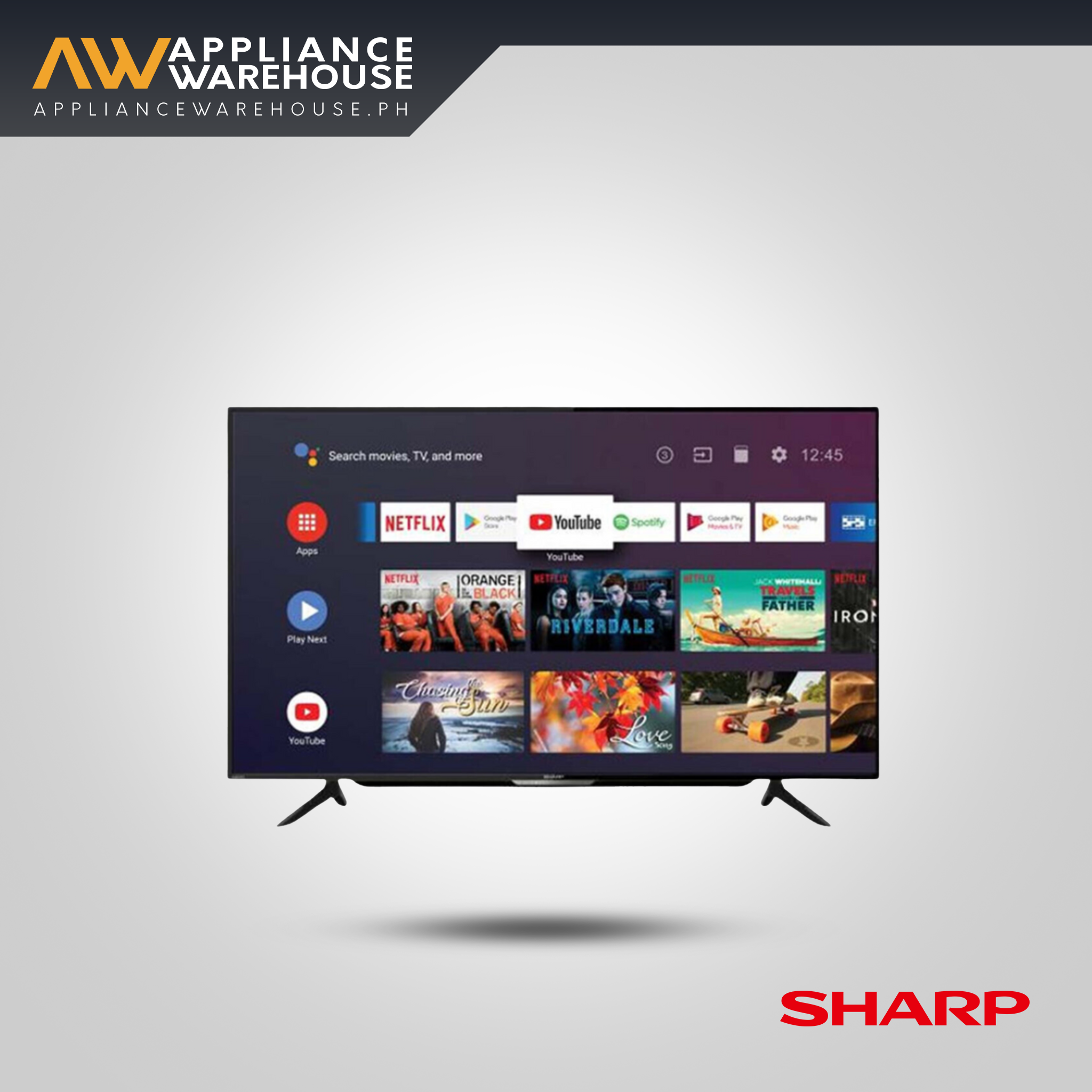 Sharp 50" 4K Android TV – Ultra HD Smart TV