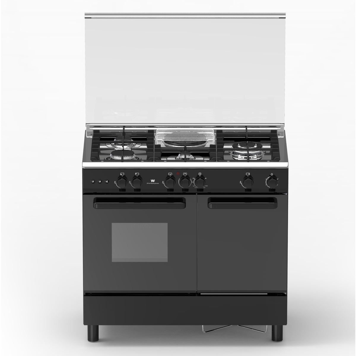 White Westinghouse WCM952K 90cm.Gas Range Mixed Hob with Gas Oven and Grill