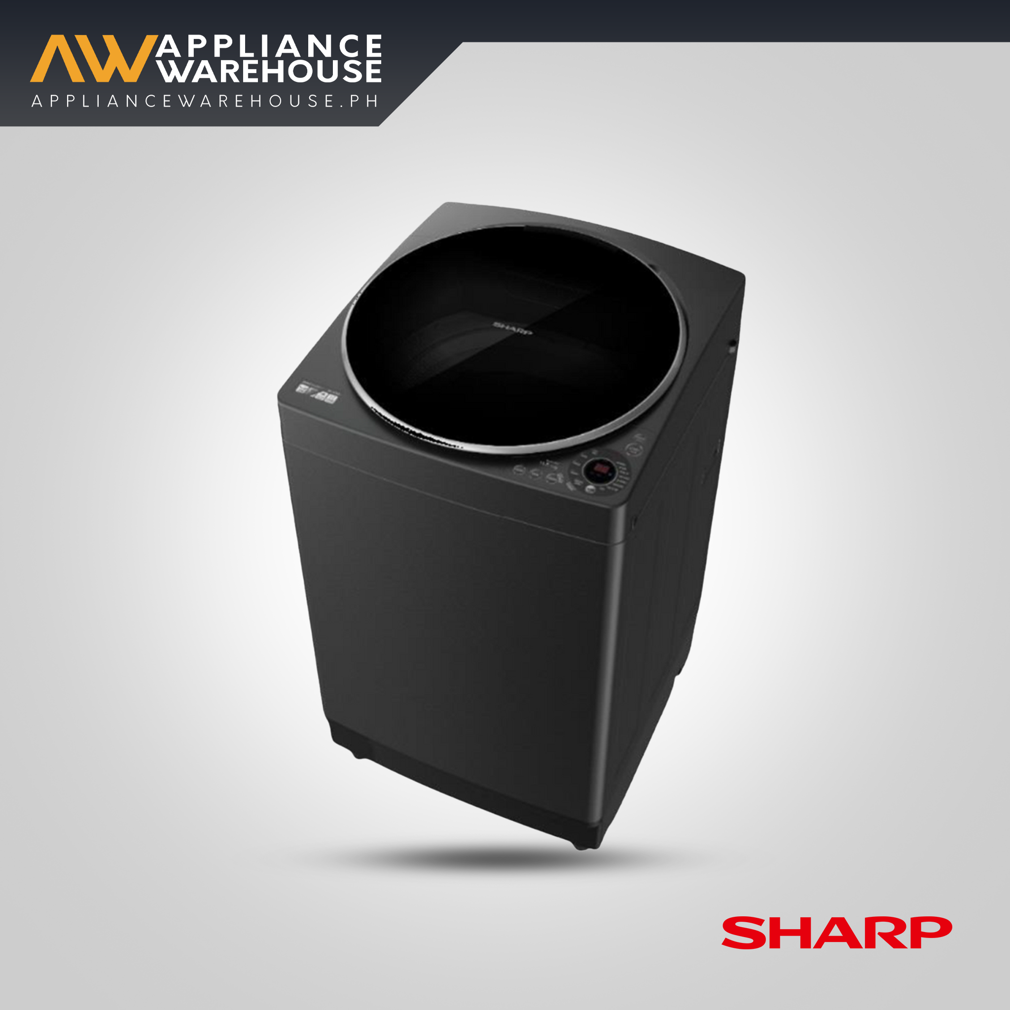 Sharp ES-S115HP-SL 11.5kg No Holes Tub Fully Automatic Washing Machine