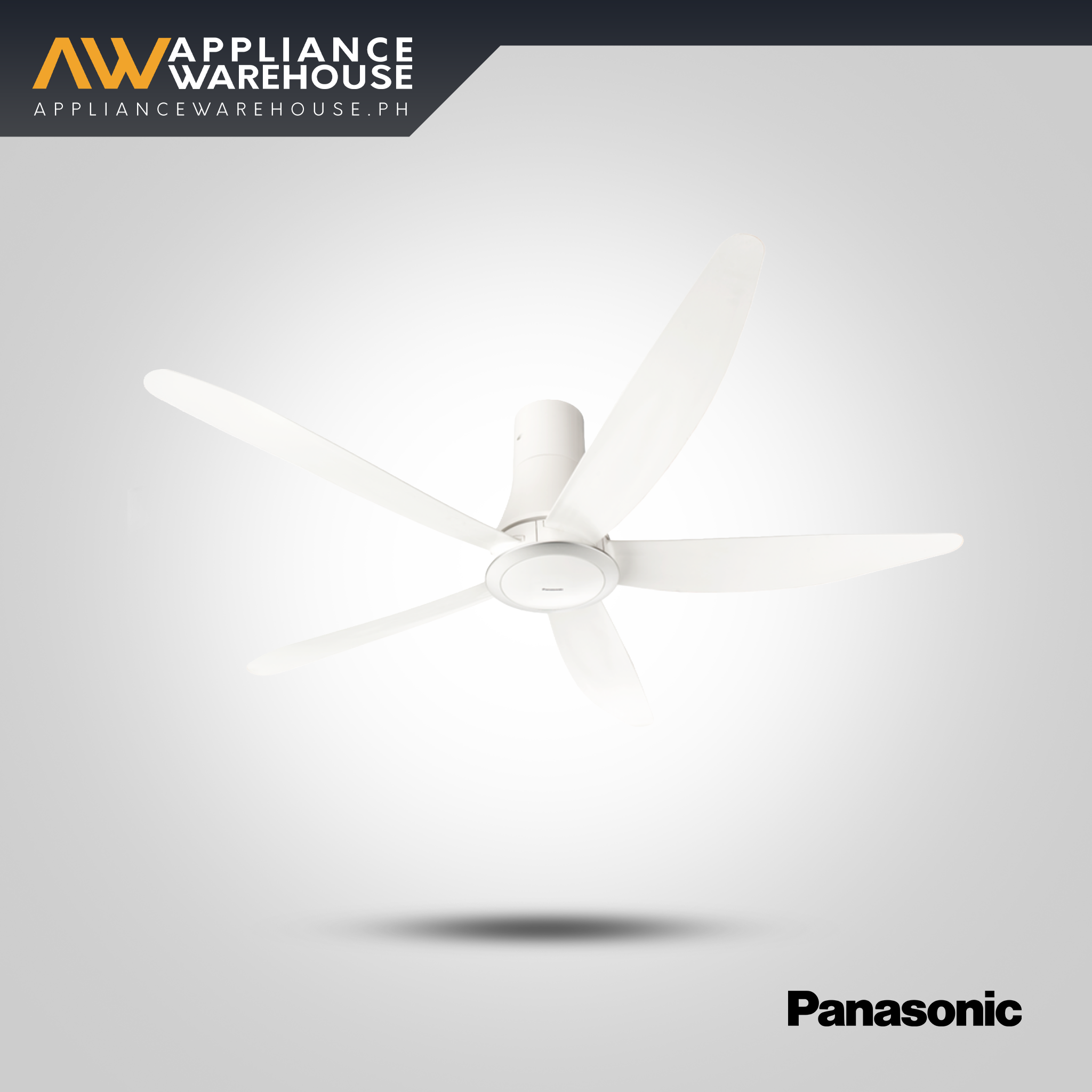 Panasonic 60″ 5-Blade DC Motor Ceiling Fan – Energy-Saving Remote Control Fan
