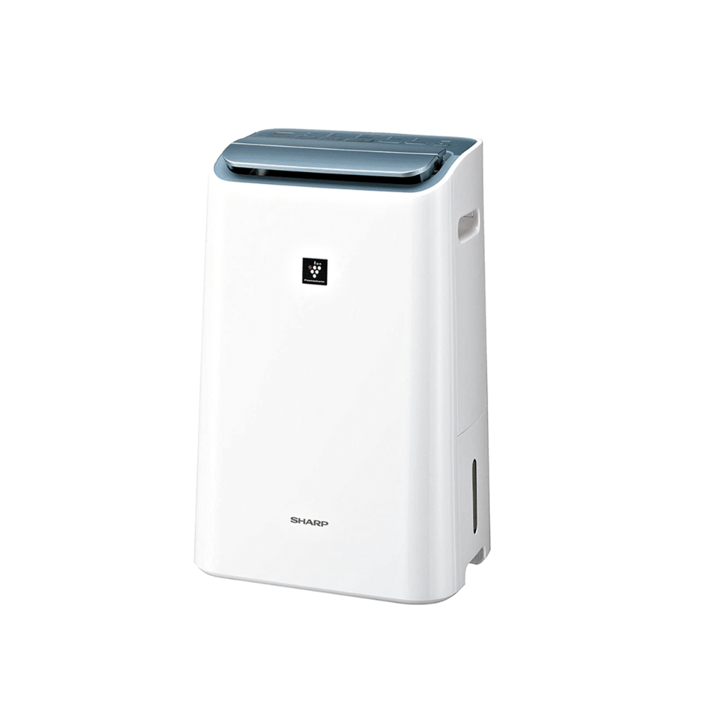 Sharp air purifier on a white background