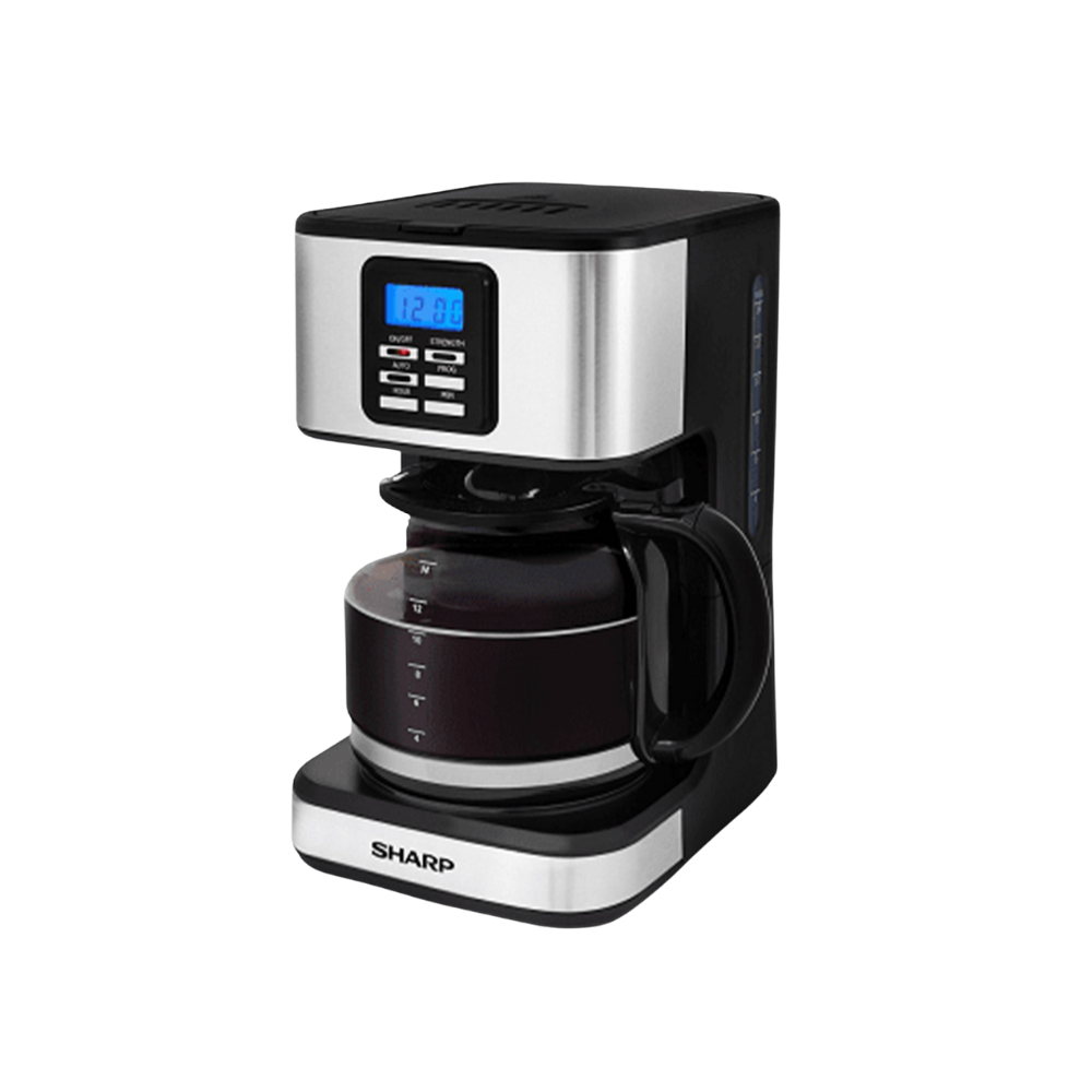 Sharp coffee maker on a white background