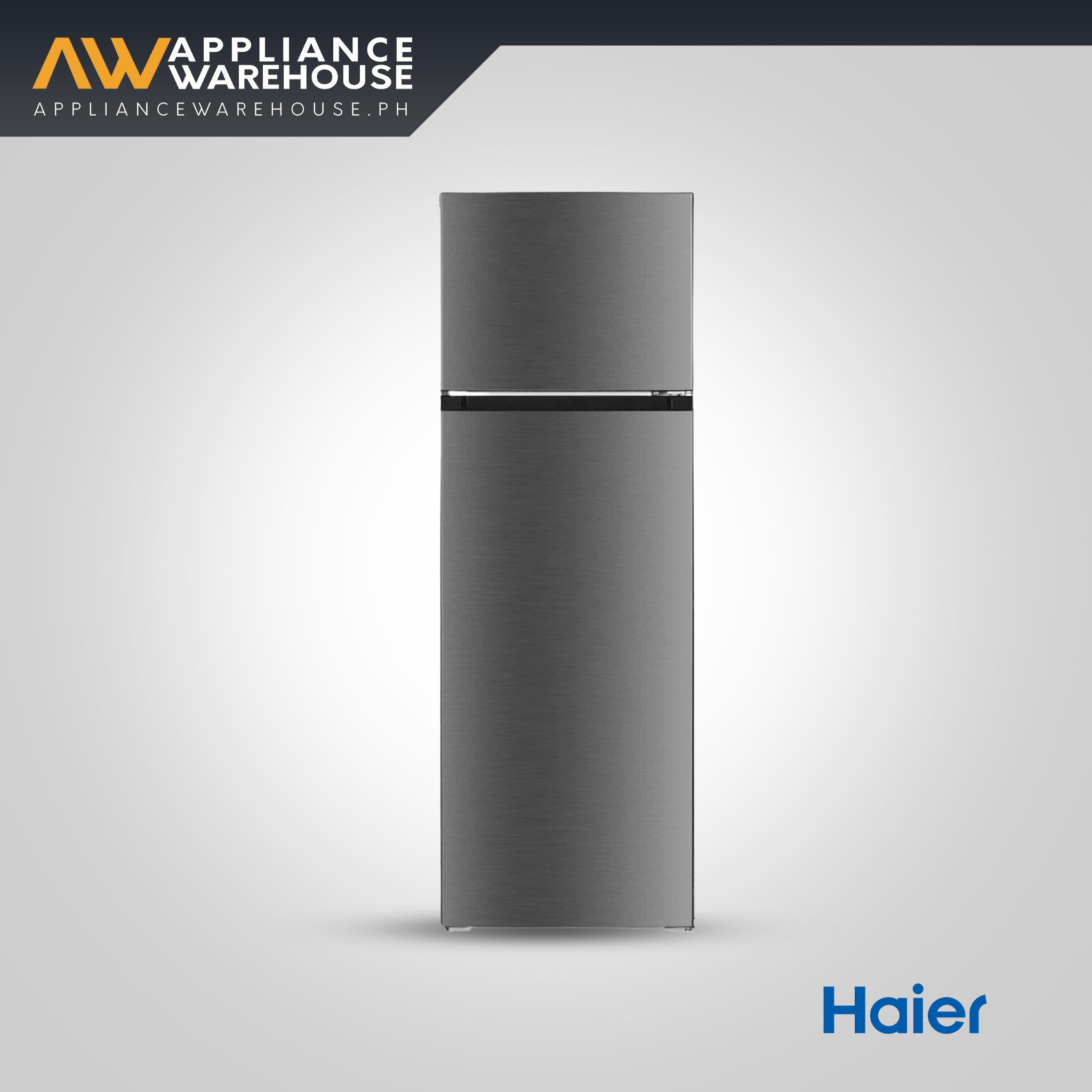 Haier 11.5 cu. ft. Two-Door Refrigerator – Inox Finish