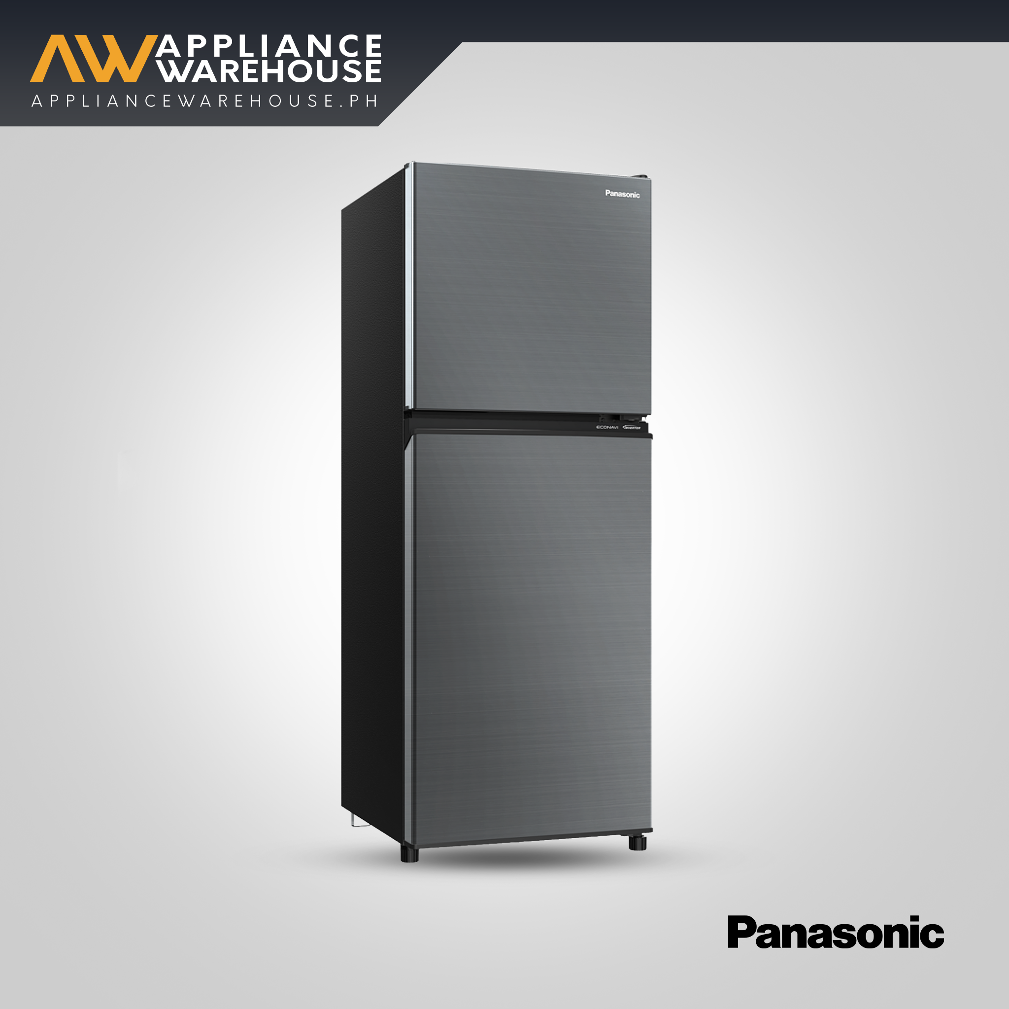Panasonic NR-BP292VS 10.4 cu ft No-Frost Inverter Type Two Door Top Freezer Standard Refrigerator