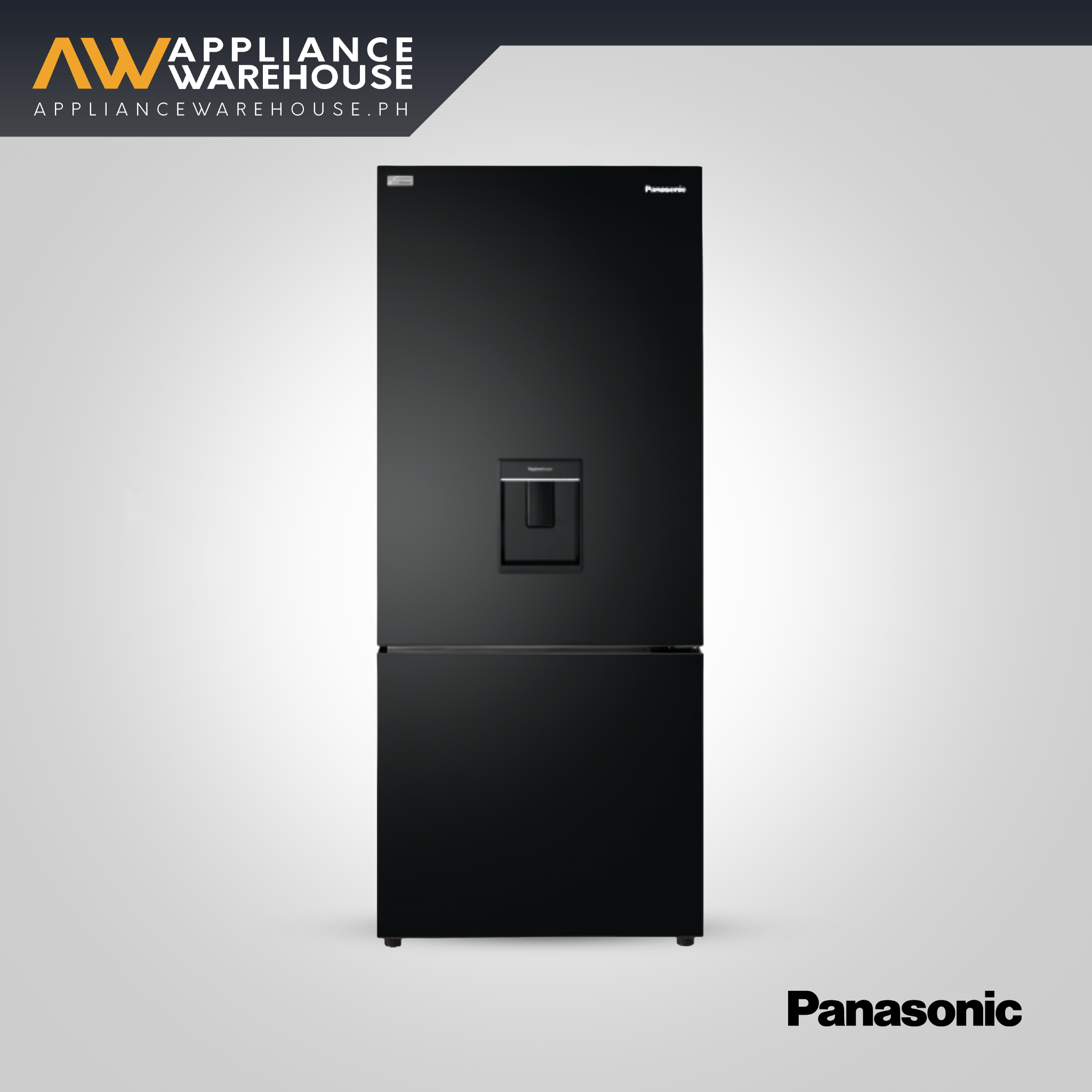 Panasonic NR-BX421GPKP 13.3 cu.ft Full-flat Frameless Design Two Door Inverter Bottom Freezer Refrigerator