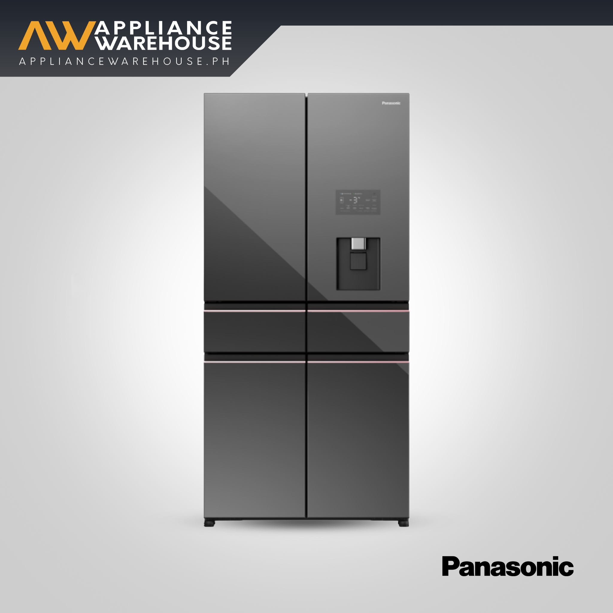 Panasonic NR-WY720ZMMP 25.7 cu.ft. Premium 6-door Refrigerator with NANOE X and ECONAVI