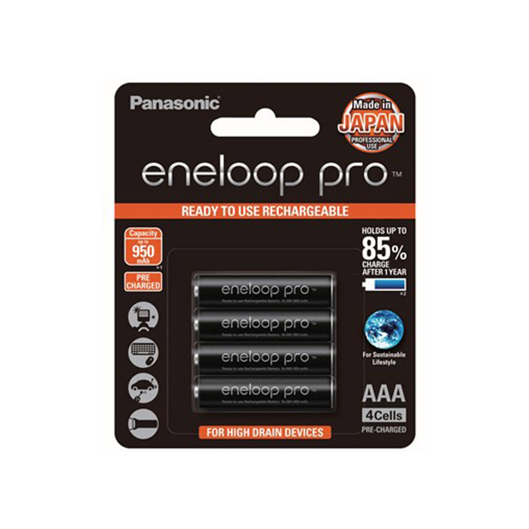 PanasonicBK-4HCCE4BTeneloopproAAAhighdrain_4pcsRechargeableBattery-2