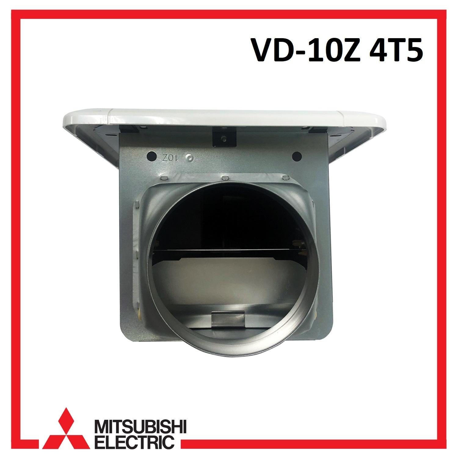 Mitsubishi VD-10Z 4T6 Ducted Exhaust Ventilation Fan with White Plastic Grille[ShopBrills / Brills]