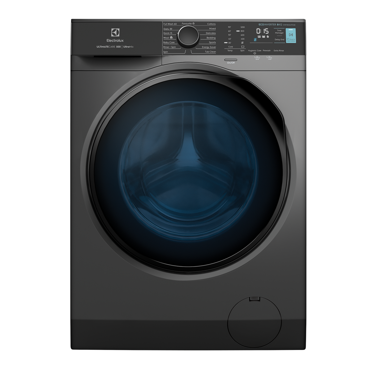 Electrolux EWF8024P5SB Inverter 8kg Front Load Load Washing Machine