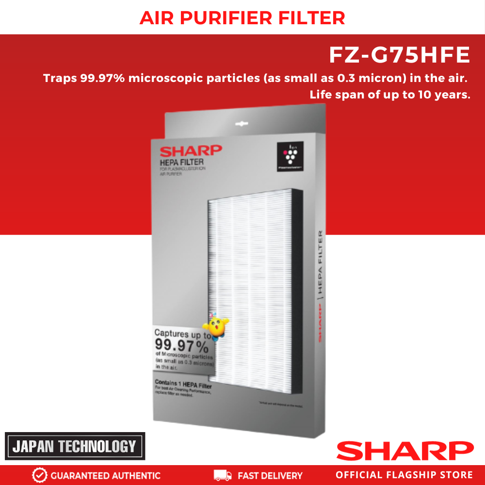 Filter For SHARP FZ-G75HFE Air Purifier KI-L80P-T Filter