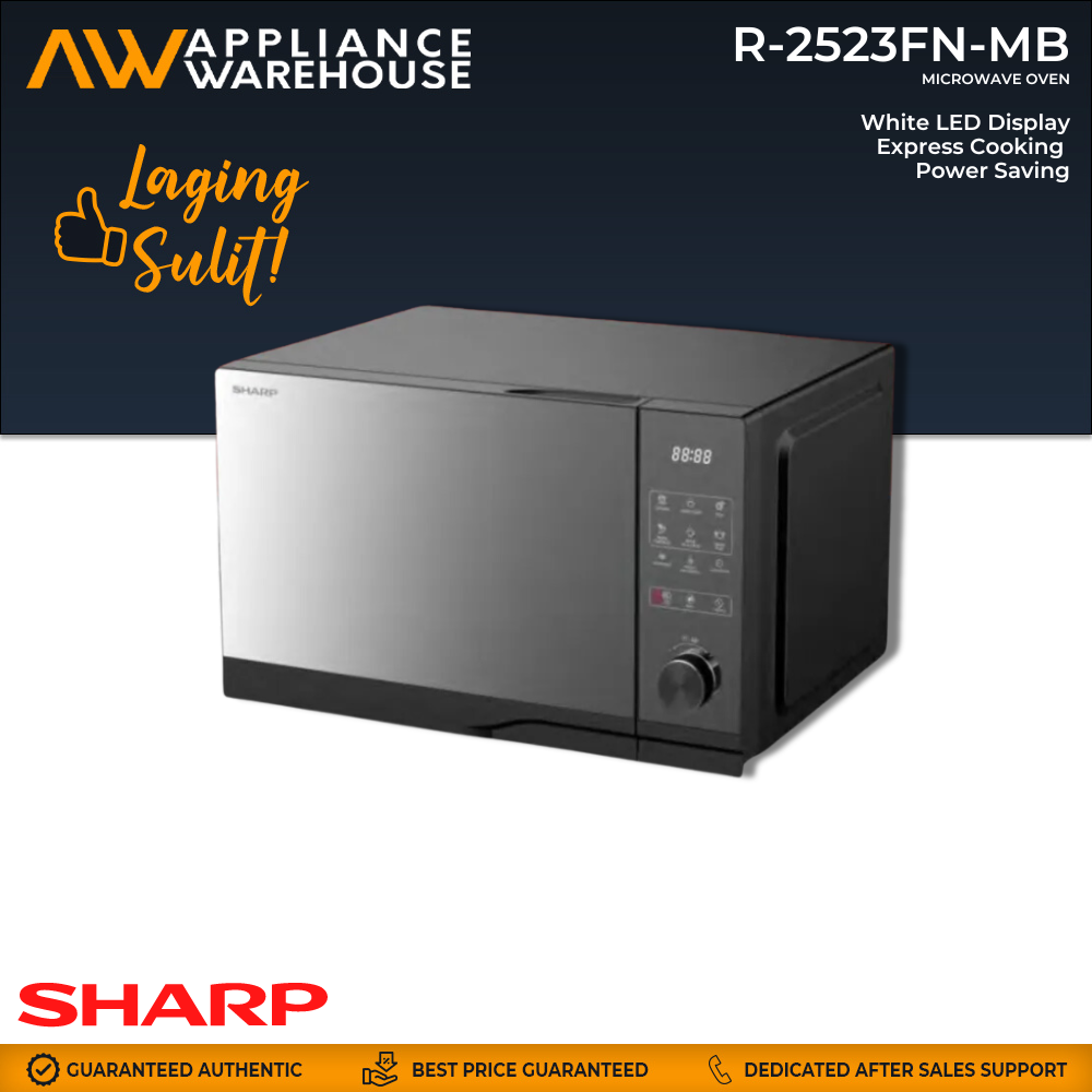 [CLASS B] - Sharp R-2523FB-MB 25 Liters Flat Bed Microwave Oven - SN:2025090762