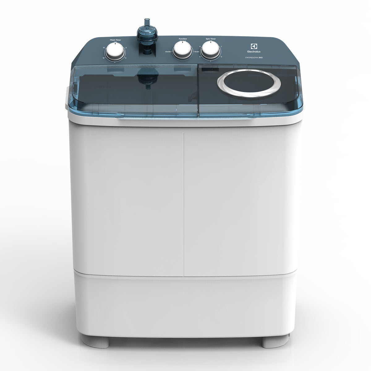 Electrolux EWS87262WA 7kg Washer / 4kg Dryer Twin Tub Washing Machine w/ Air Turbo Technology