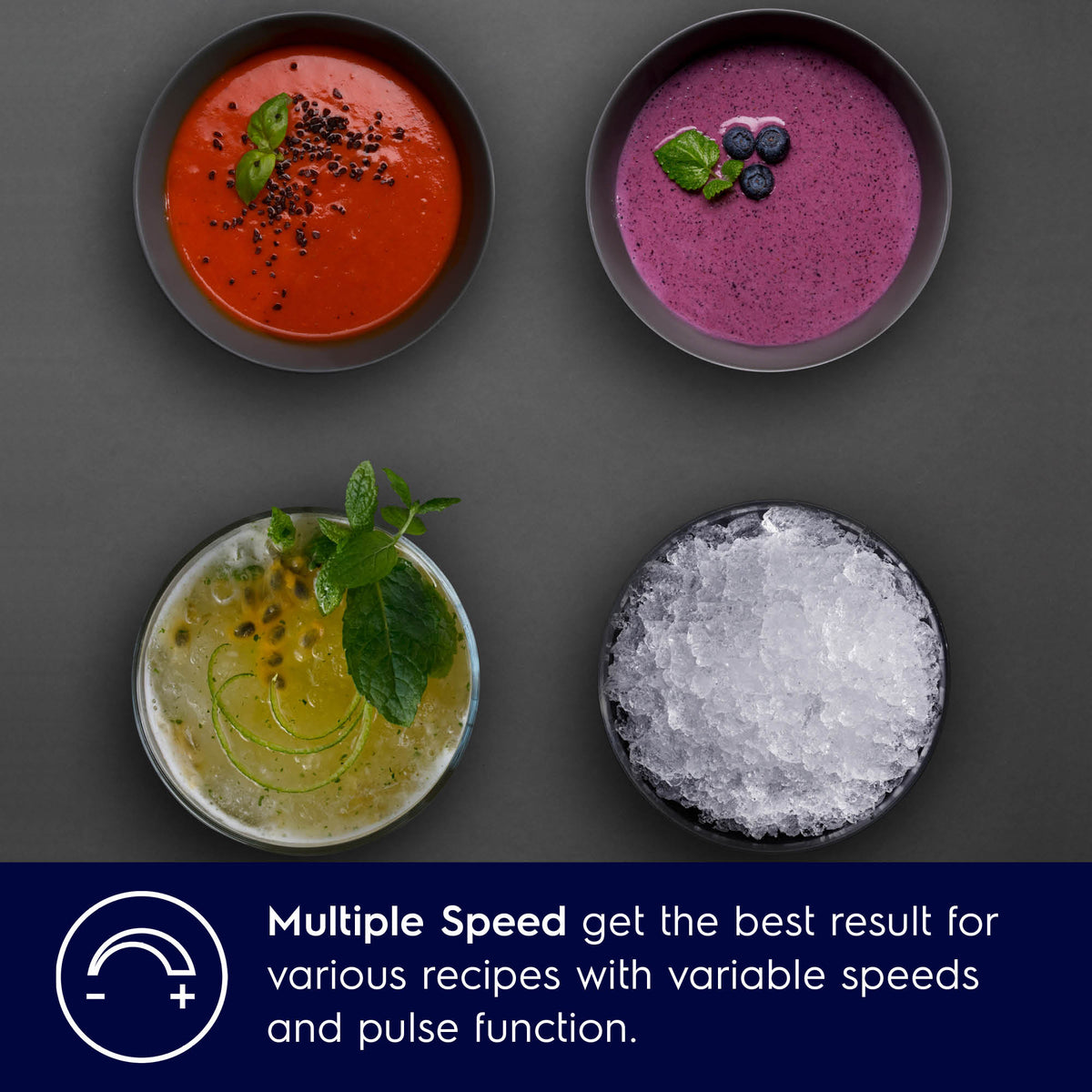 Electrolux E3TB1-611S 450 watt Ultimate Taste 300 Blender with 5 speeds