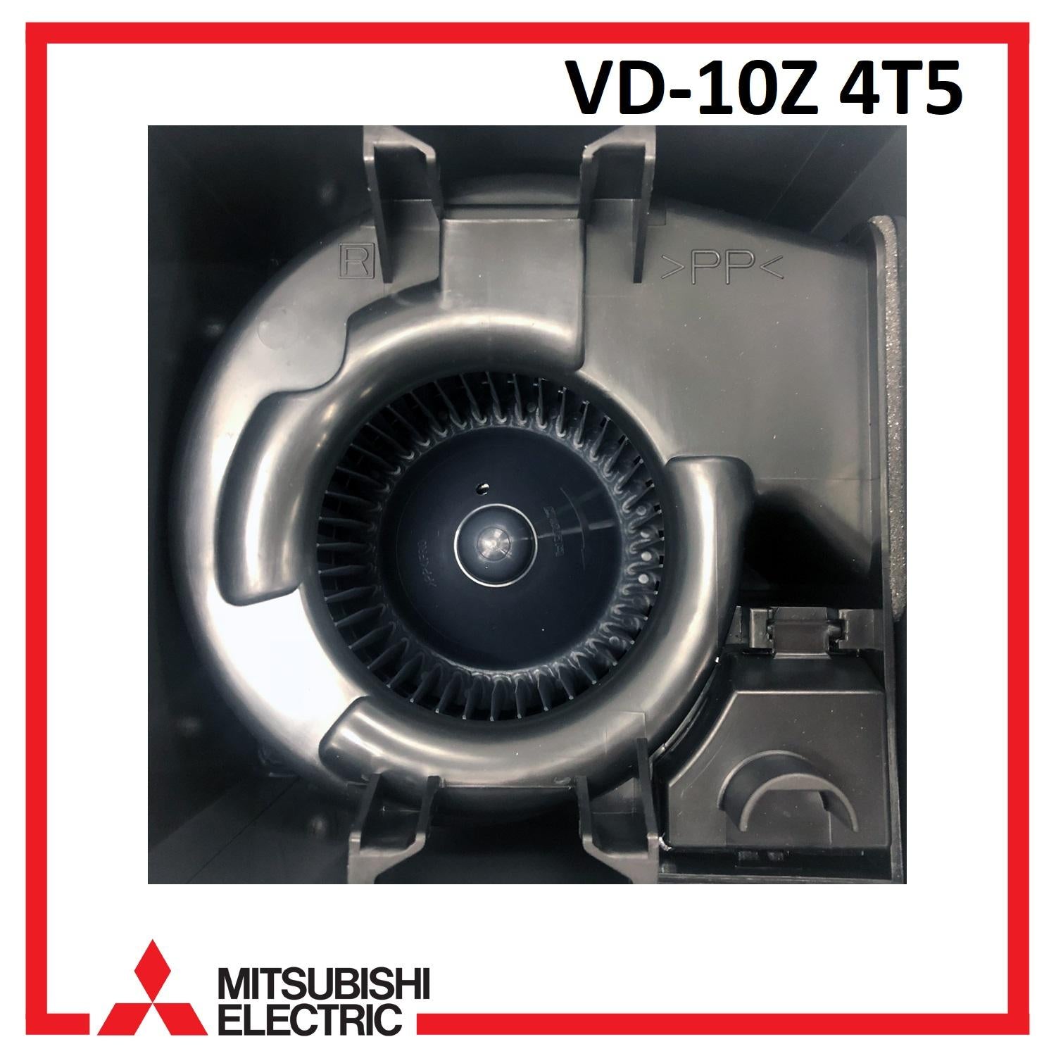 Mitsubishi VD-10Z 4T6 Ducted Exhaust Ventilation Fan with White Plastic Grille[ShopBrills / Brills]