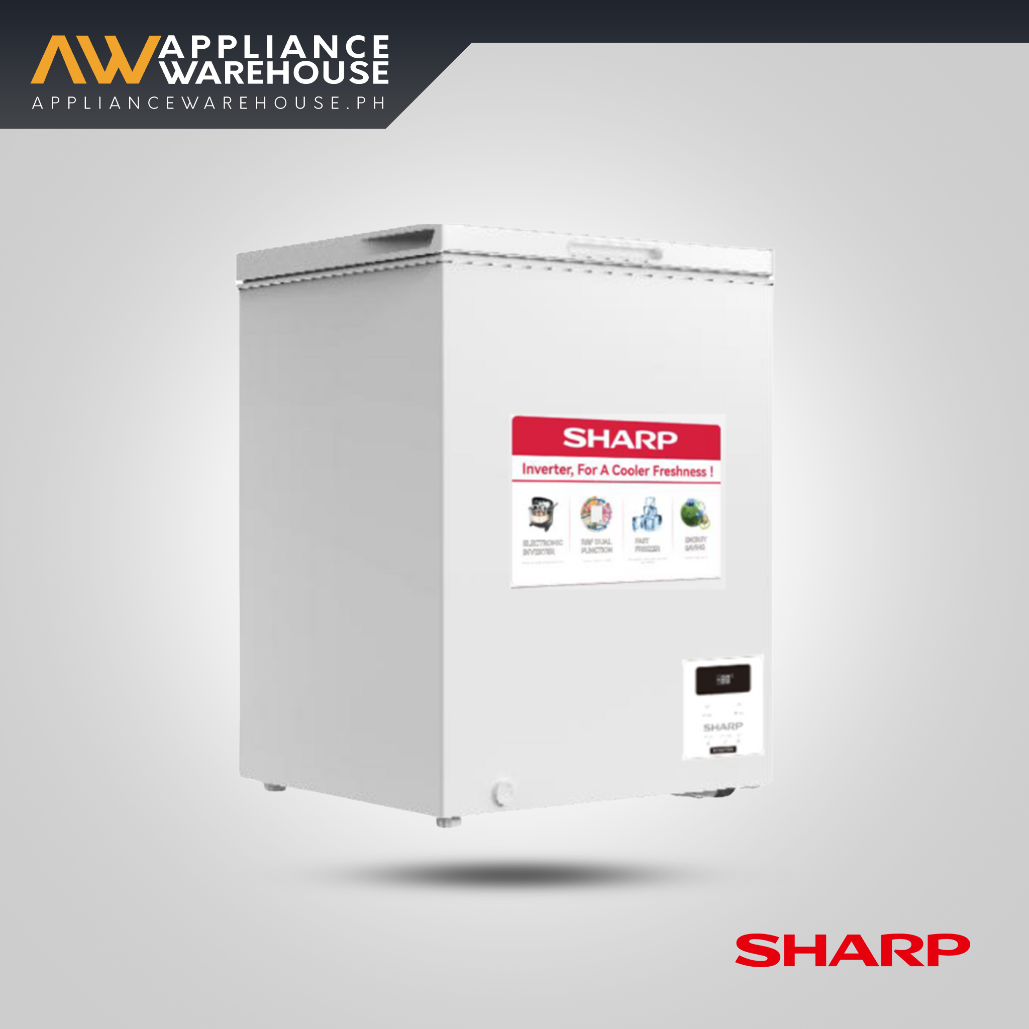 Sharp FRV-142X 5.0cu.ft Inverter Chest Freezer
