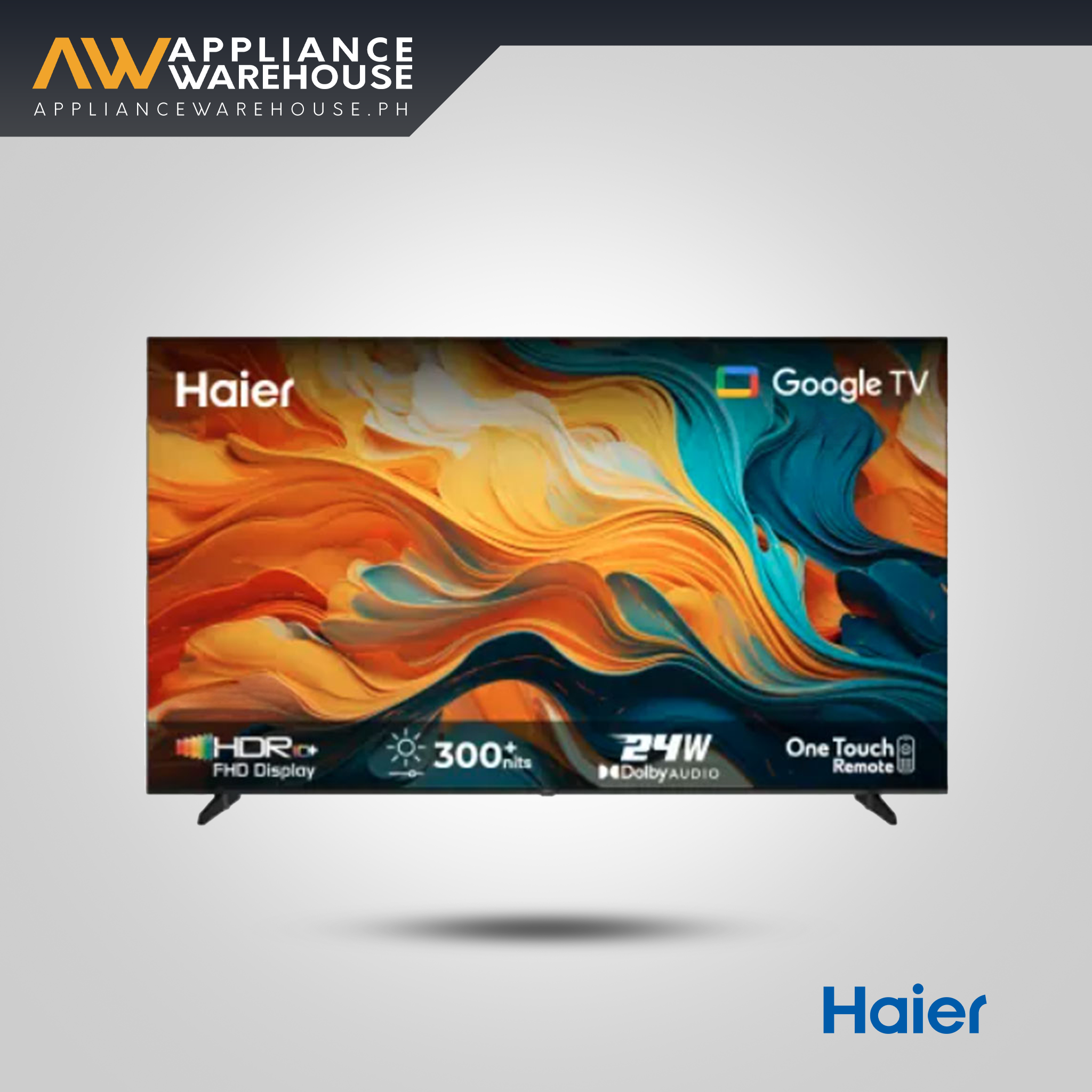 [NEW] Haier H43K85FFX 43 Inch Full HD Google TV (Netflix & Youtube One Touch, Google Playstore, Google Assistant, Google Chromecast Built in, Dolby Digital Decoding, HDR)
