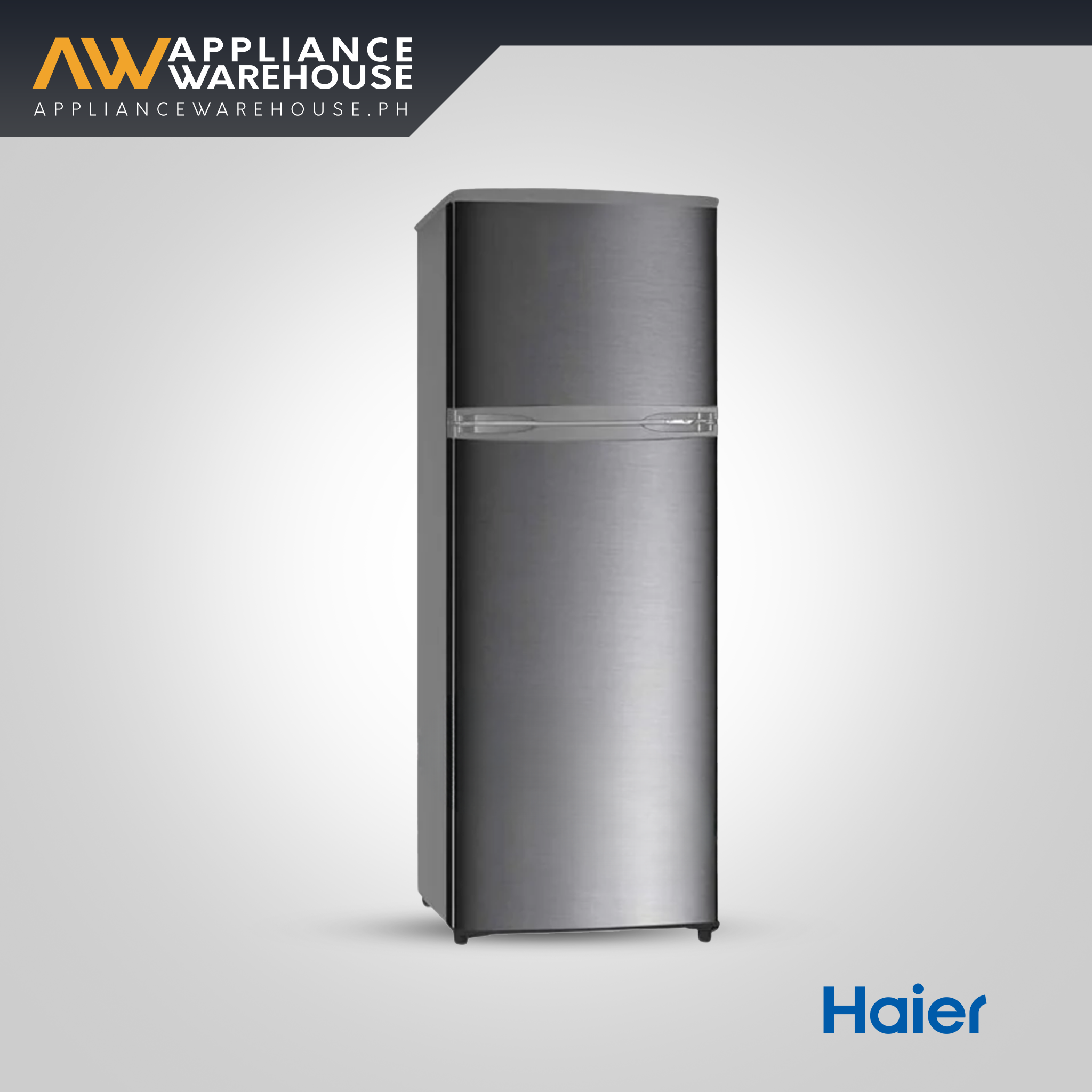 Haier HRF-D230H 6.4 cu.ft./181L  Fresh Cooling Direct Cool Two Door Refrigerator (Inox Finish)