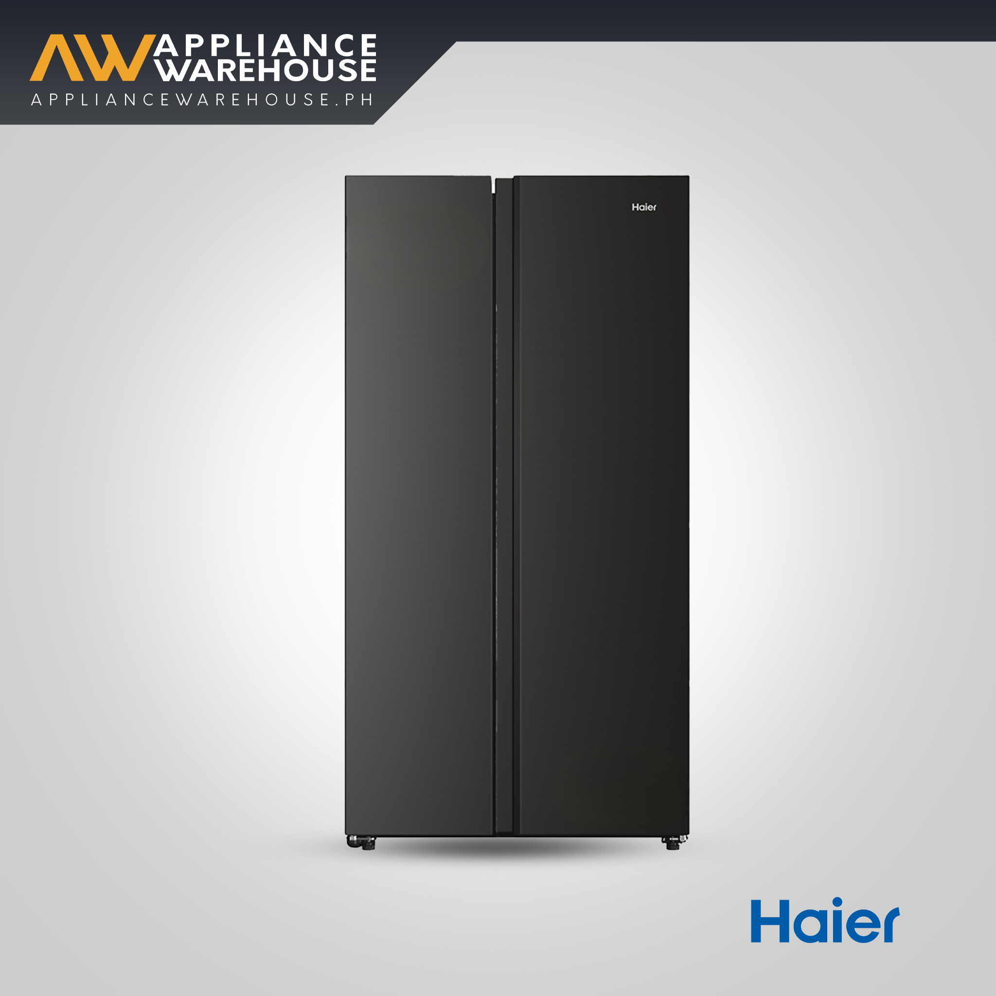Haier HRF-IVS620MB 21.8 cu.ft./618L No Frost Twin Inverter Side-by-Side Refrigerator (Metallic Black)