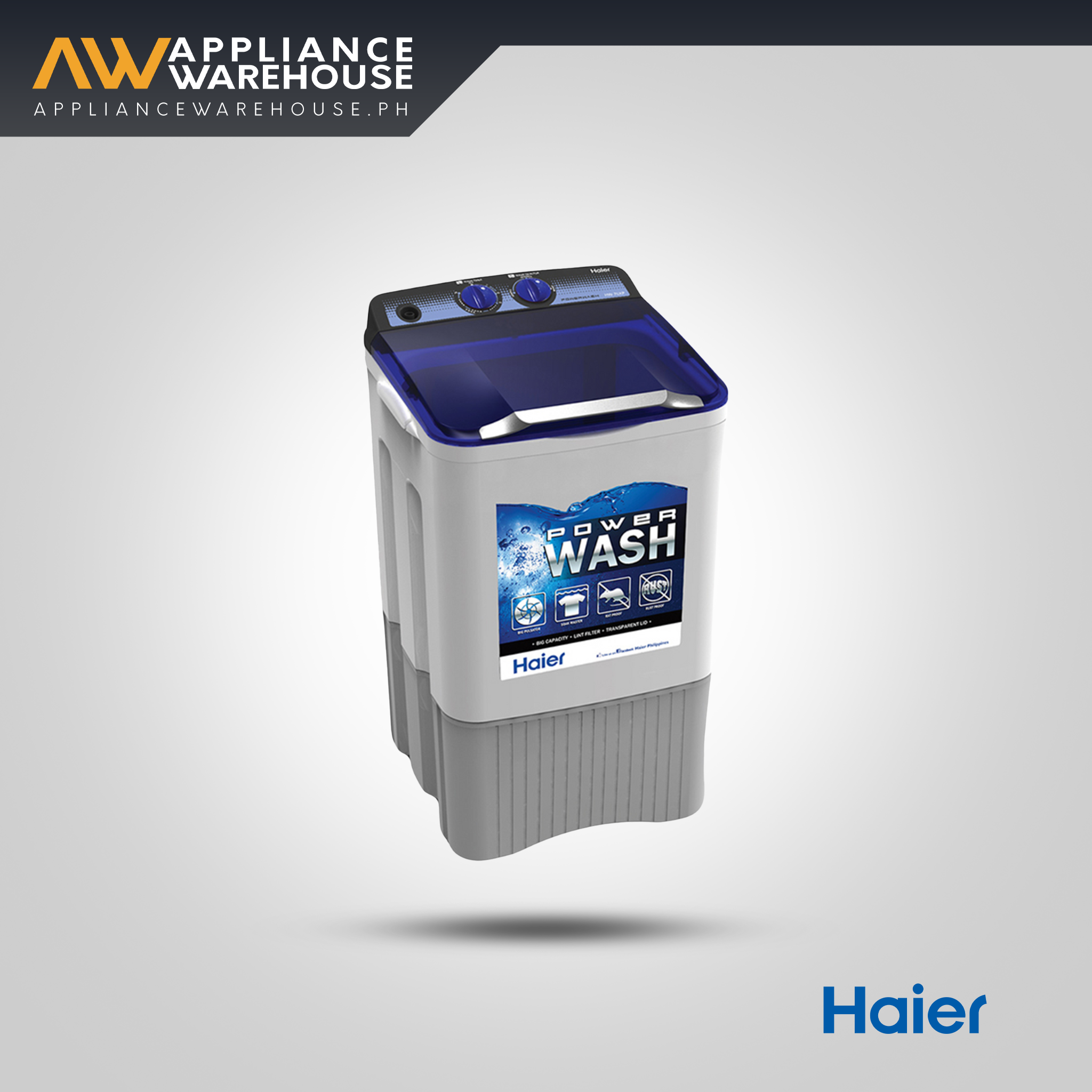 Haier HW-60XP 6.0 Kg Power Wash Single Tub Washing Machine