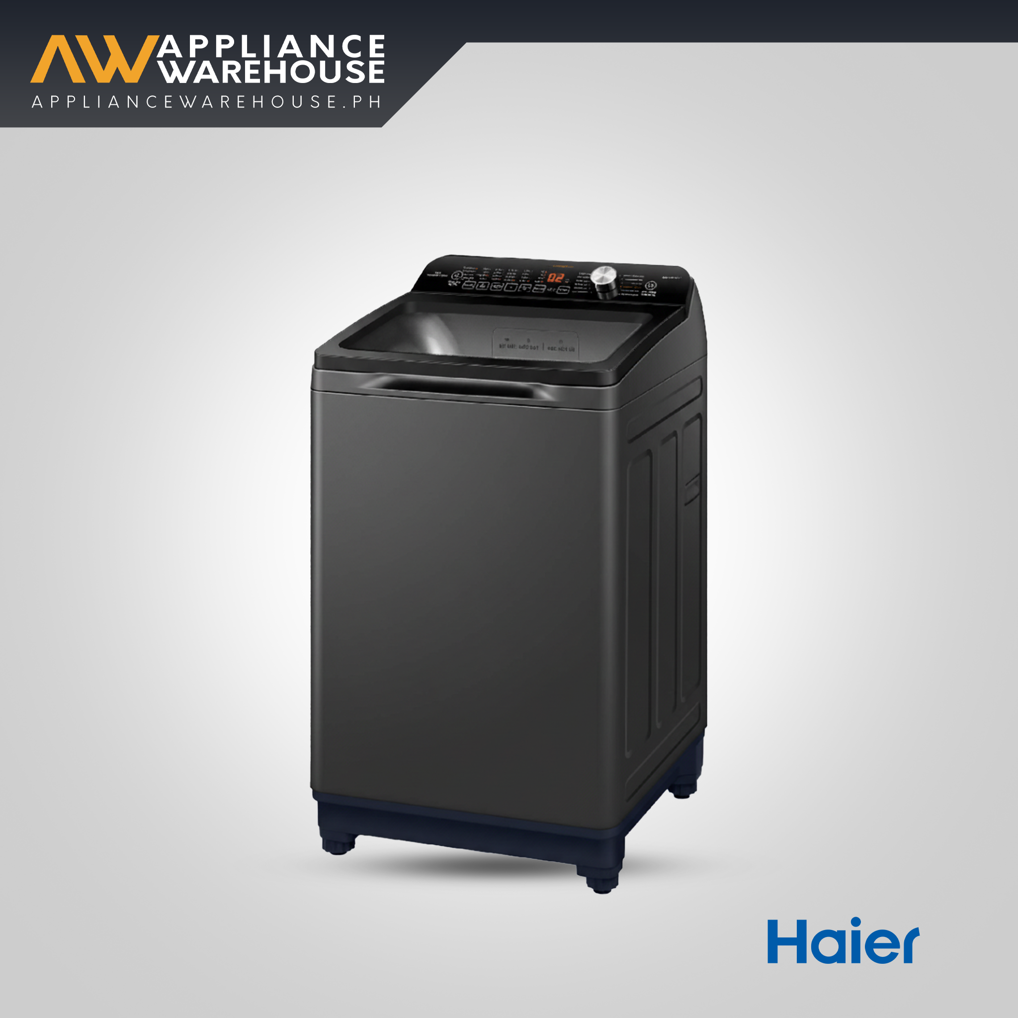 [SELLER PICK] Haier HWM120-B1678B 12.0 Kg Silent Wash Fully Automatic Inverter Top Load Washing Machine