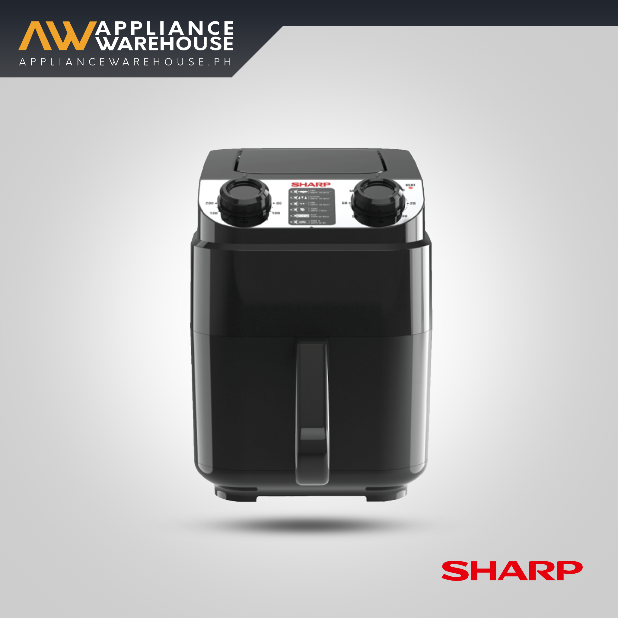 Sharp KF-AF50FL-BK 5.0L Air Fryer