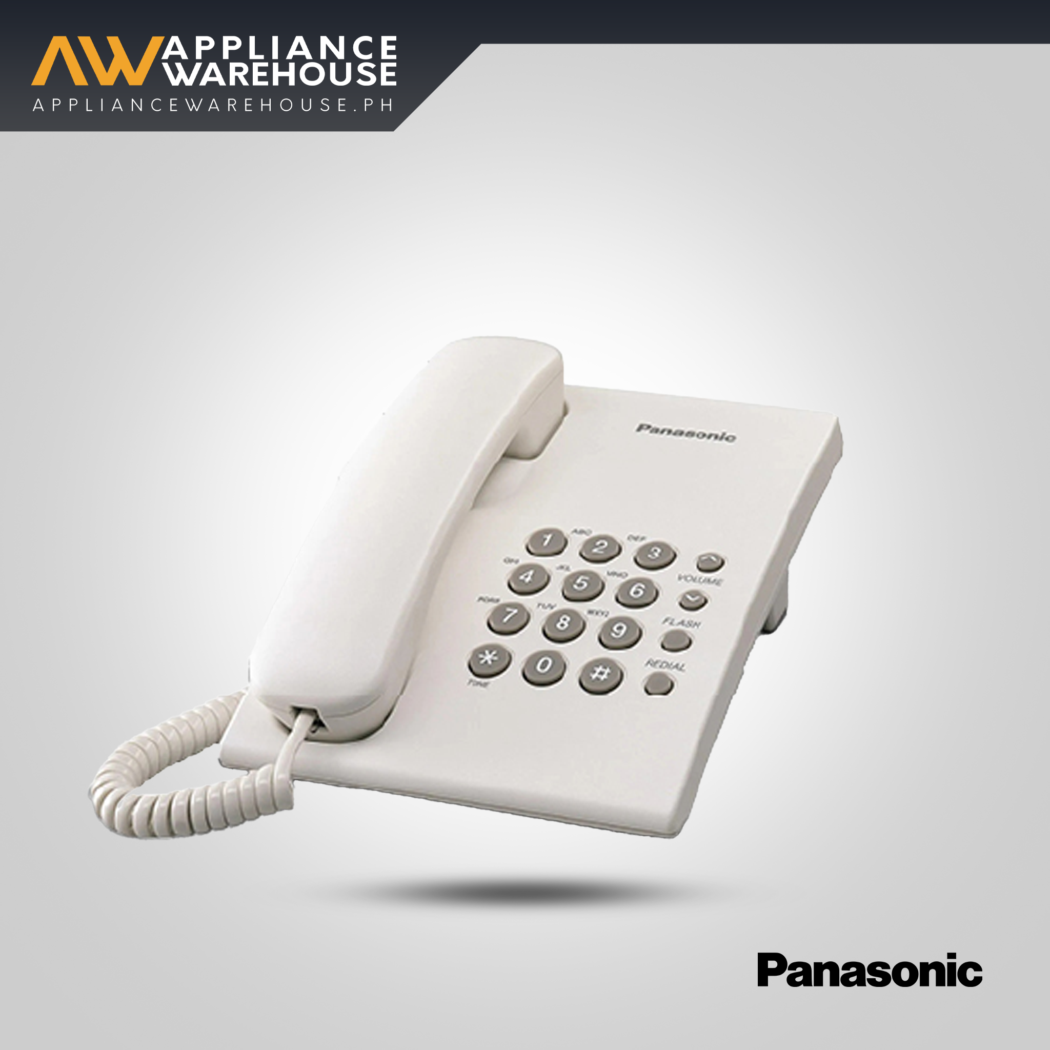 Panasonic Corded Telephone KX-TS500MX White