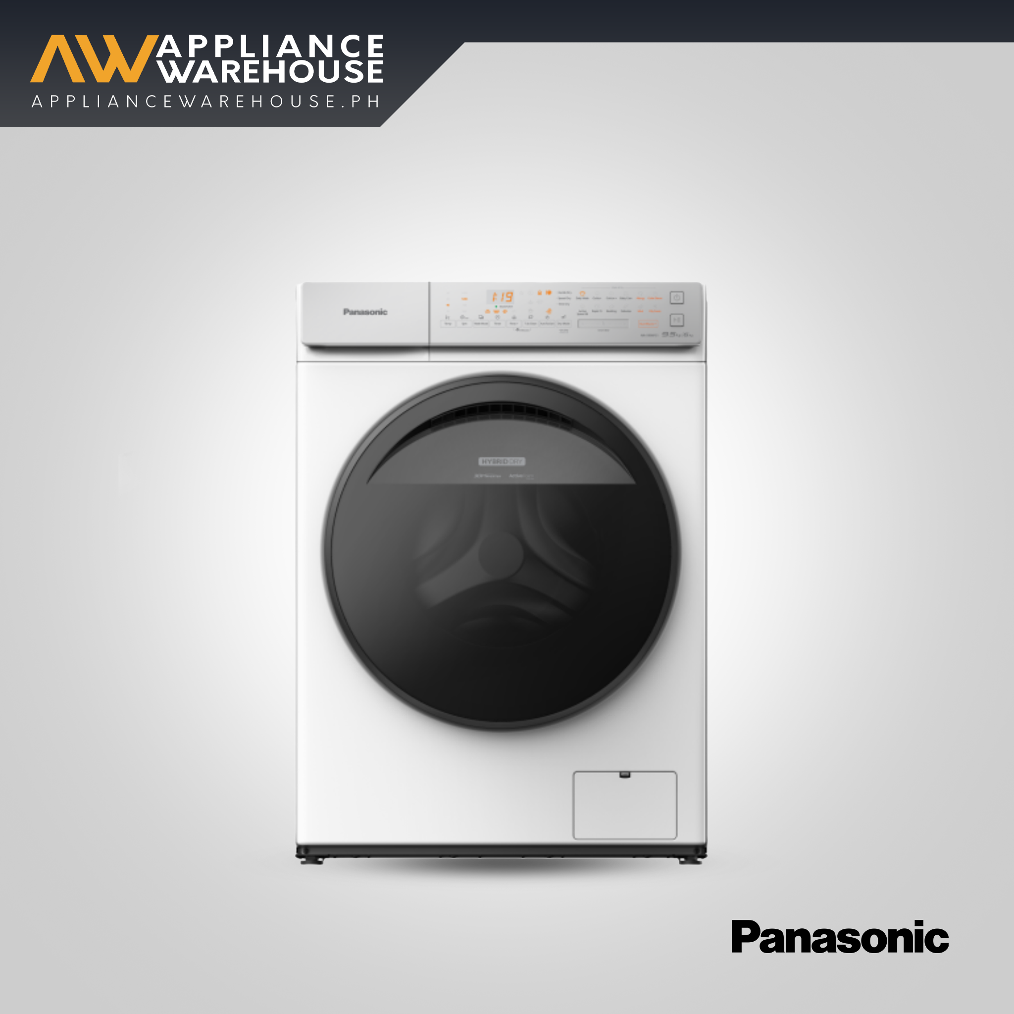 Panasonic NA-S956FC1WP 9.5/6kg Gentle Dry and Hygienic Front Load Inverter Washing Machine with Dryer and CARE+ Edition