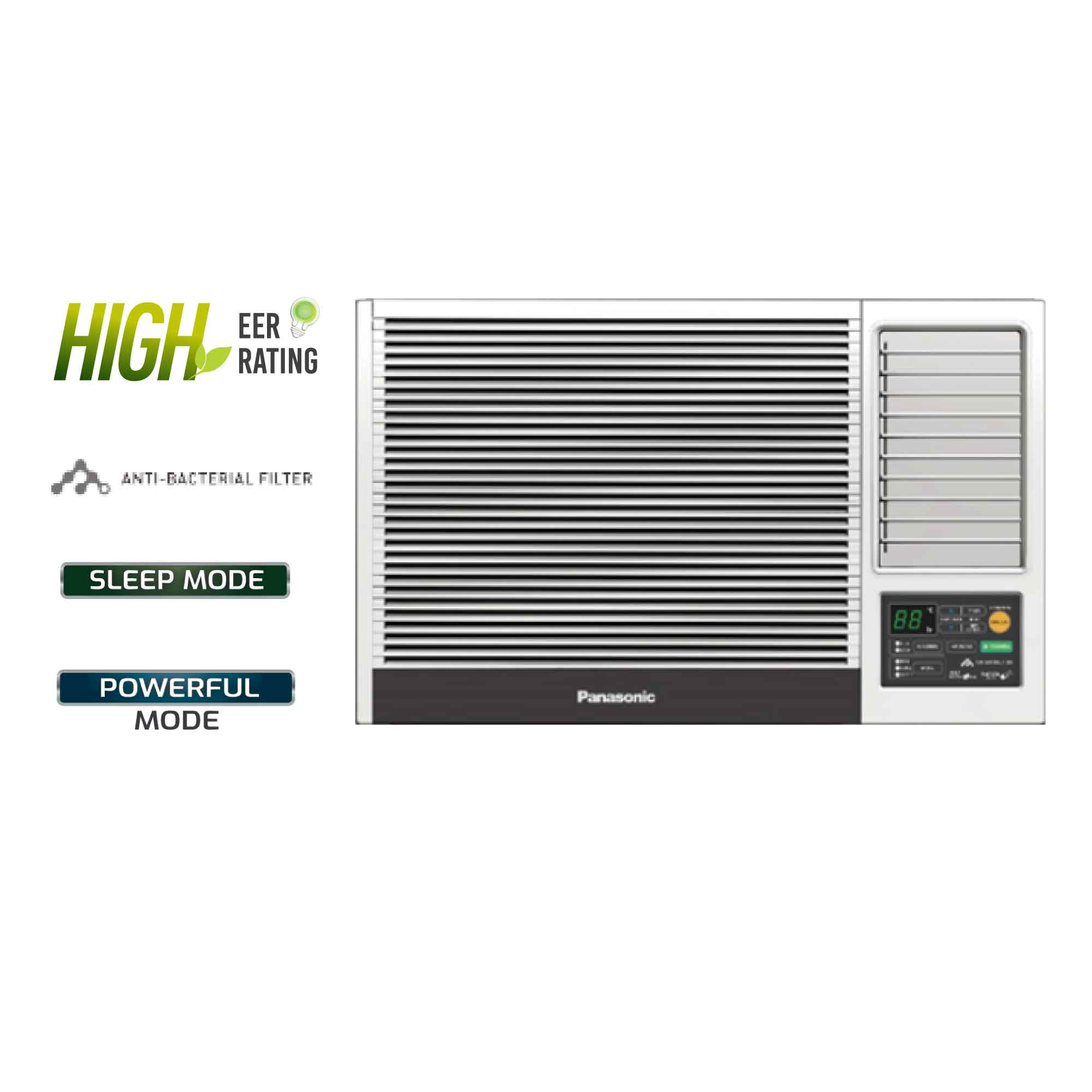 PanasonicCW-XN1220VPH1.5HpStandardWindowTypeAirconwRemote-2