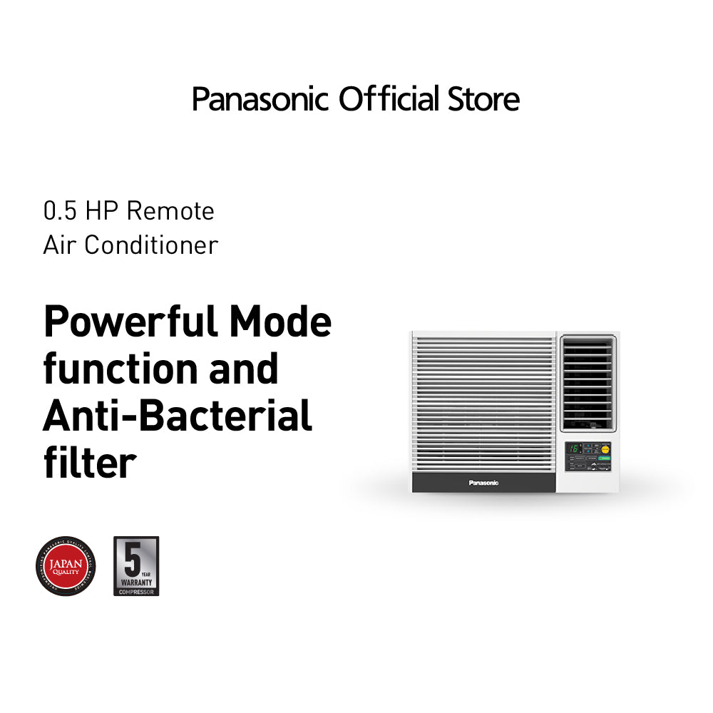 PanasonicCW-XN620JPH0.5HpDeluxeRemoteControlWindowTypeAircon-8