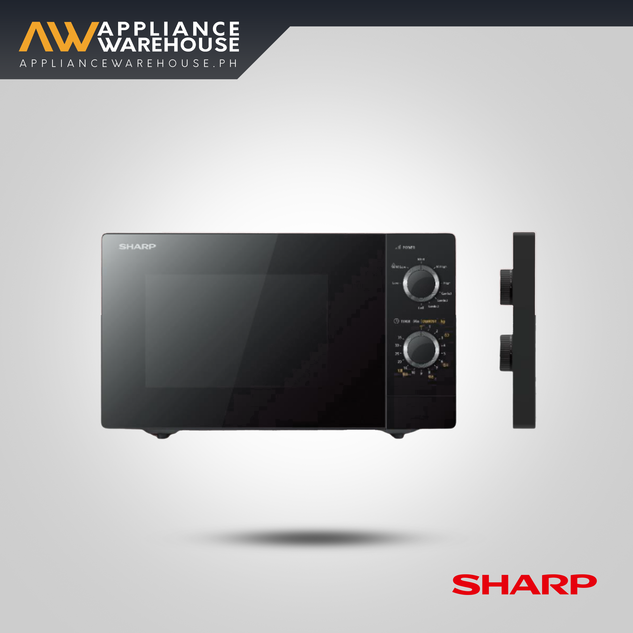 Sharp R-61F(B) 20 Liters Microwave Oven with Grill (Latest Model)