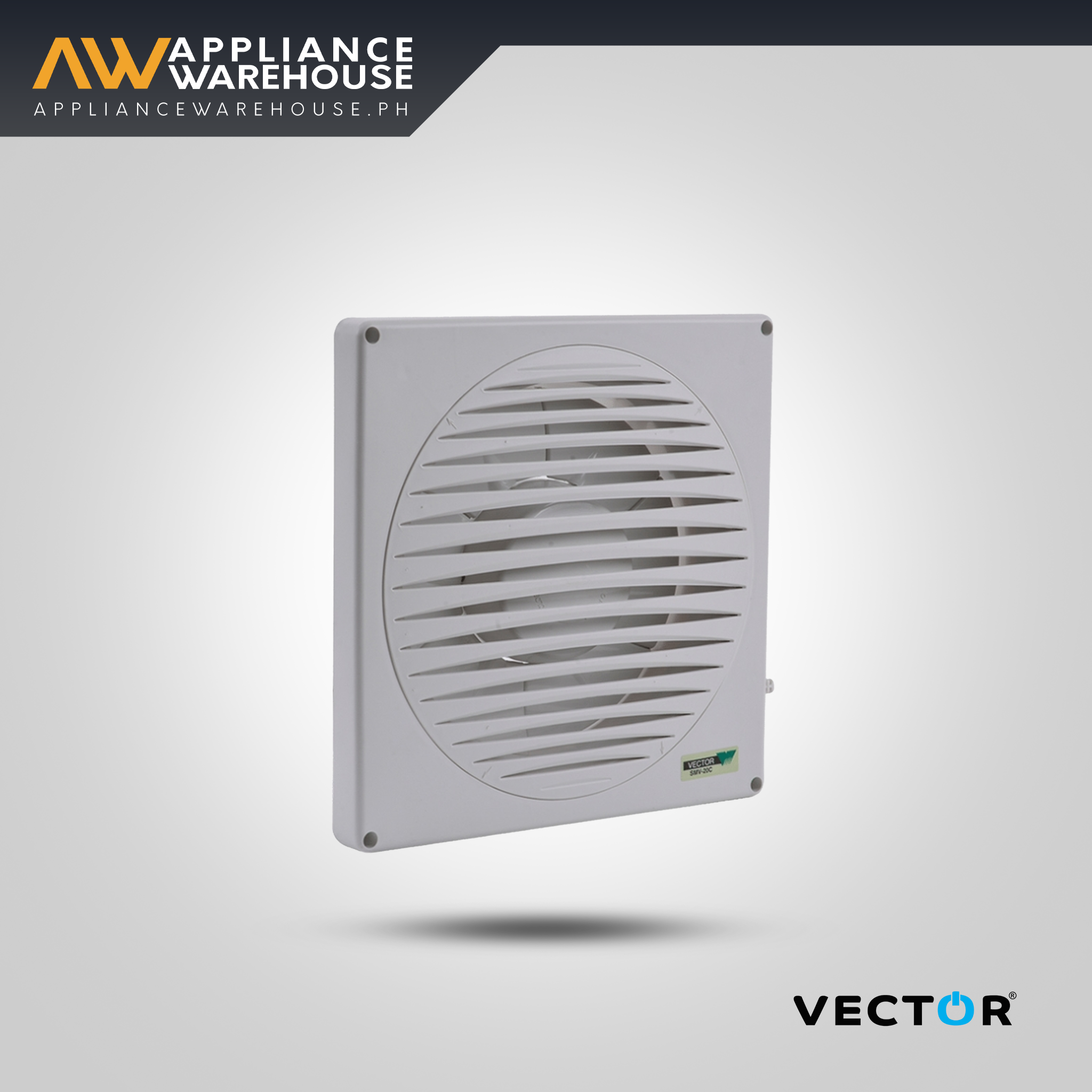 Vector SMV-25C 10" Exhaust Fan (White) [ShopBrills / Brills]