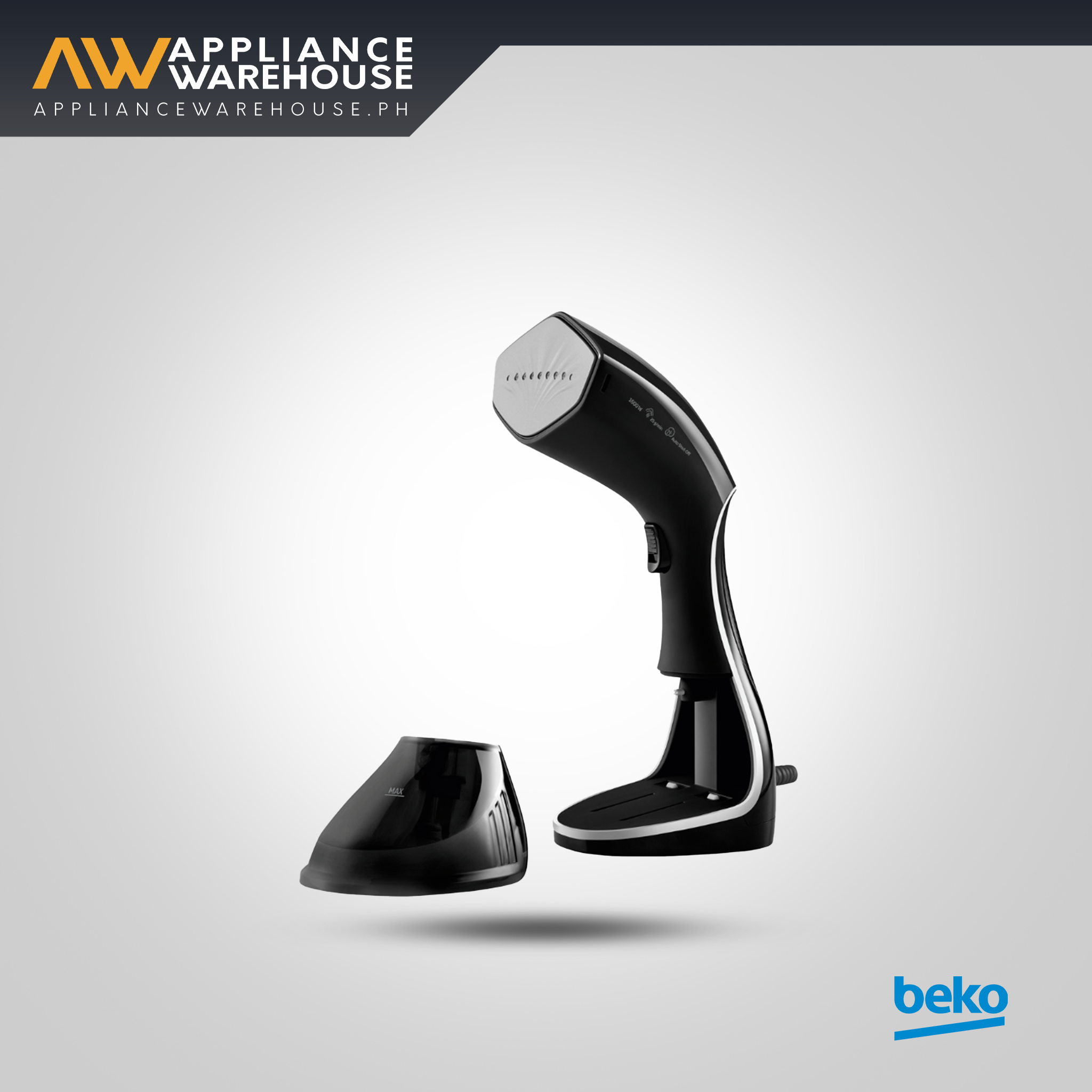 Beko 1600W Ceramica Soleplate  Technology Handheld Steam Iron STM4116B