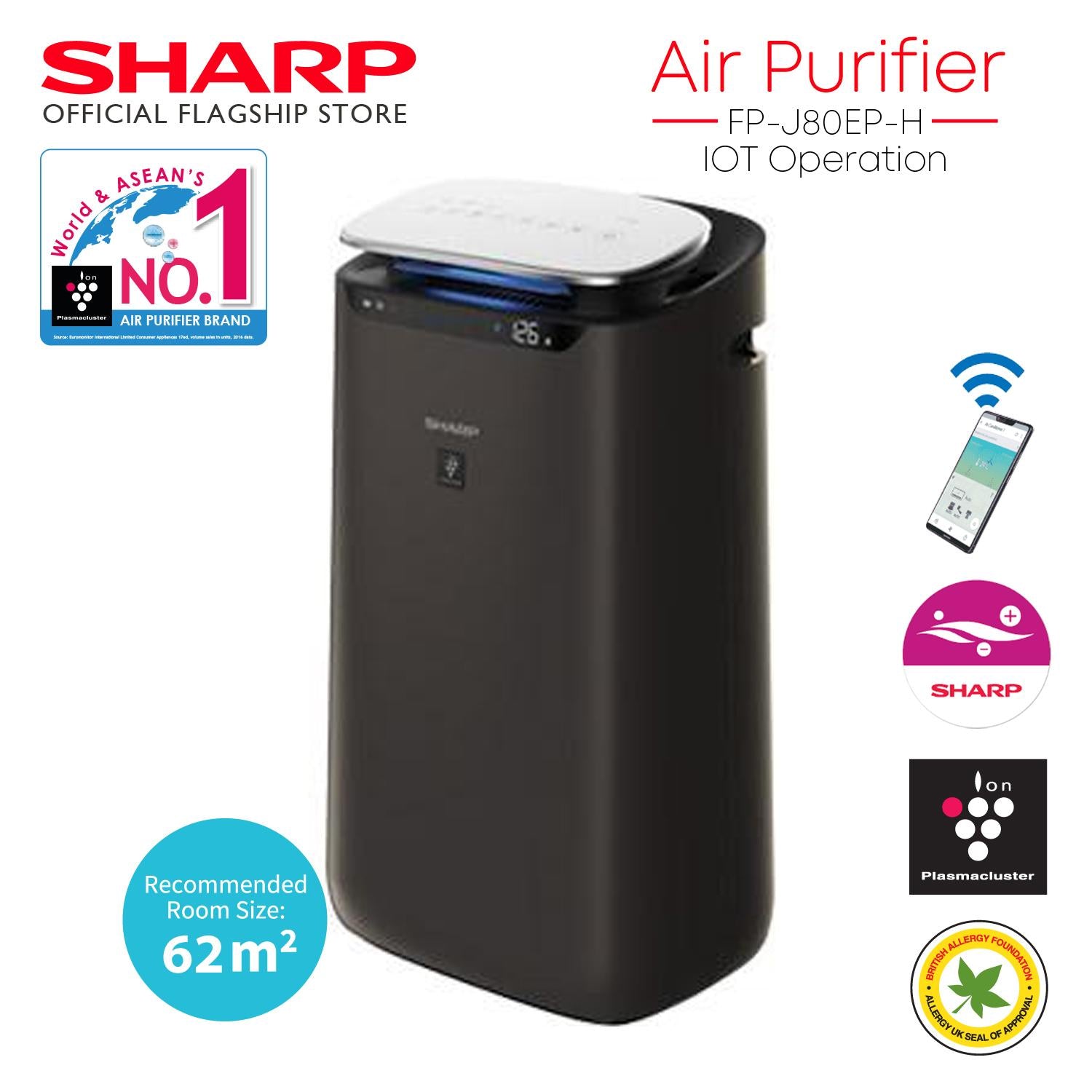 SharpFP-J80EP-HAirPlasmaclusterIntelligentAirPurifierwith_WIFI_AioTfunction-4