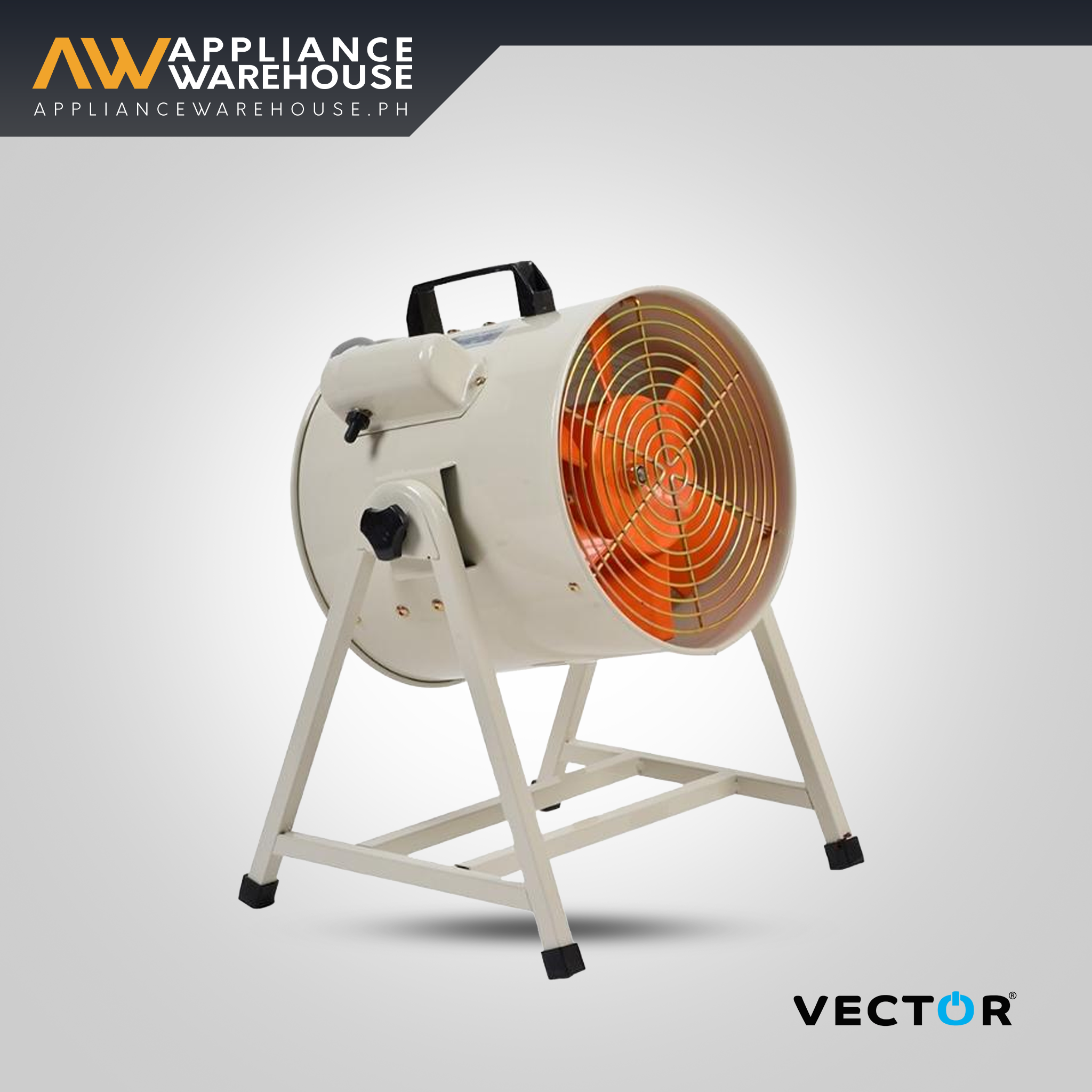 Vector TIP-300S-1 Portable Cooling Blower (White/Orange)