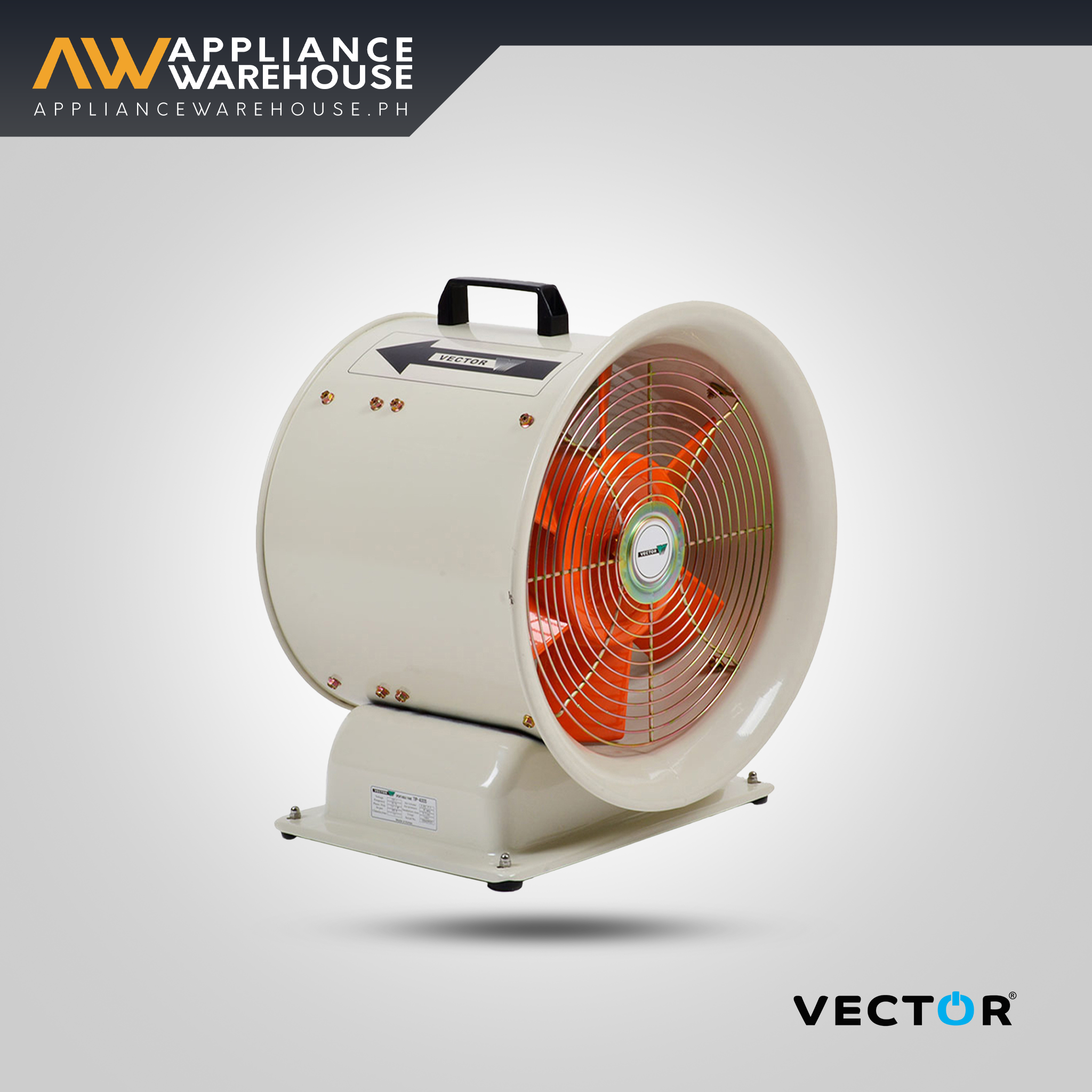 Vector TIP-400S Portable Blower Fan (Orange)