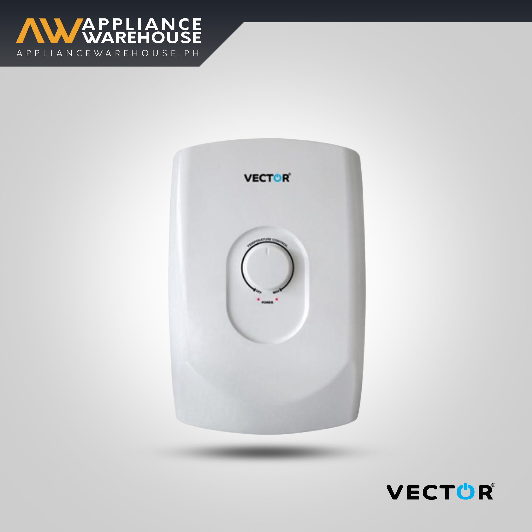 Vector VP-168 Singlepoint Instant Water Heater 3.5 Kw (White)