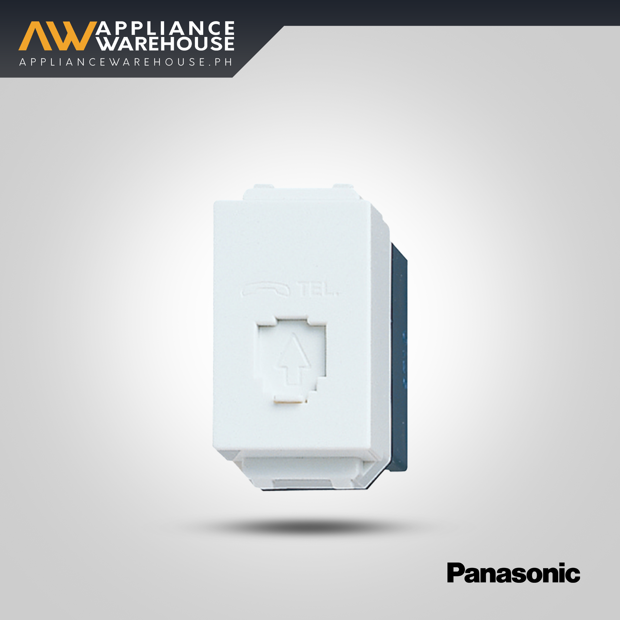 Panasonic WEG2164 Telephone Modular Jack 6P4C - 3 pieces