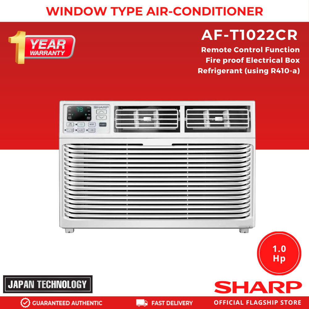 Sharp AF-T1022CR 1.0 Hp Window Type Air conditioner