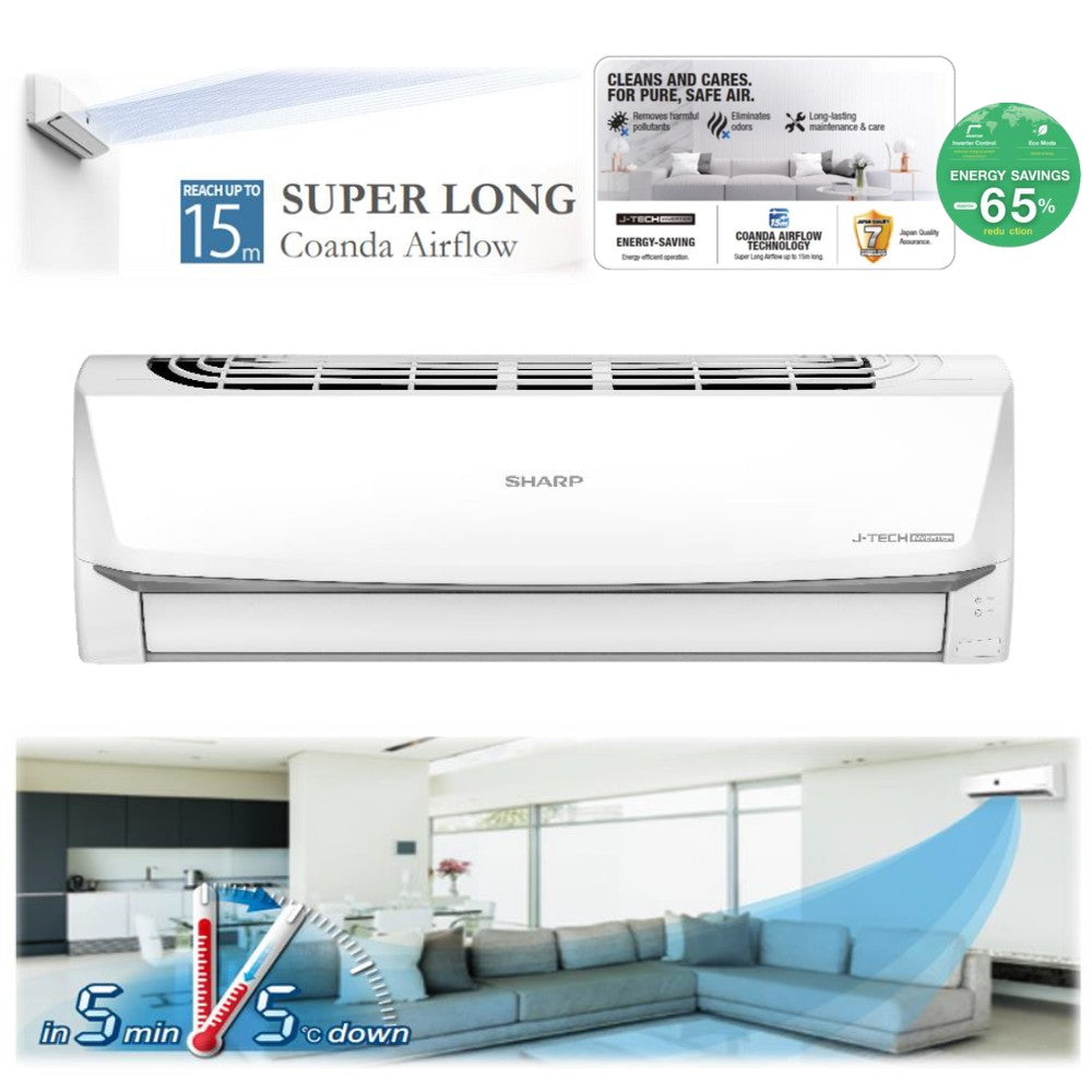 SHARP AH-X20BEF 2.0HP S.TYPE INV. AIRCON