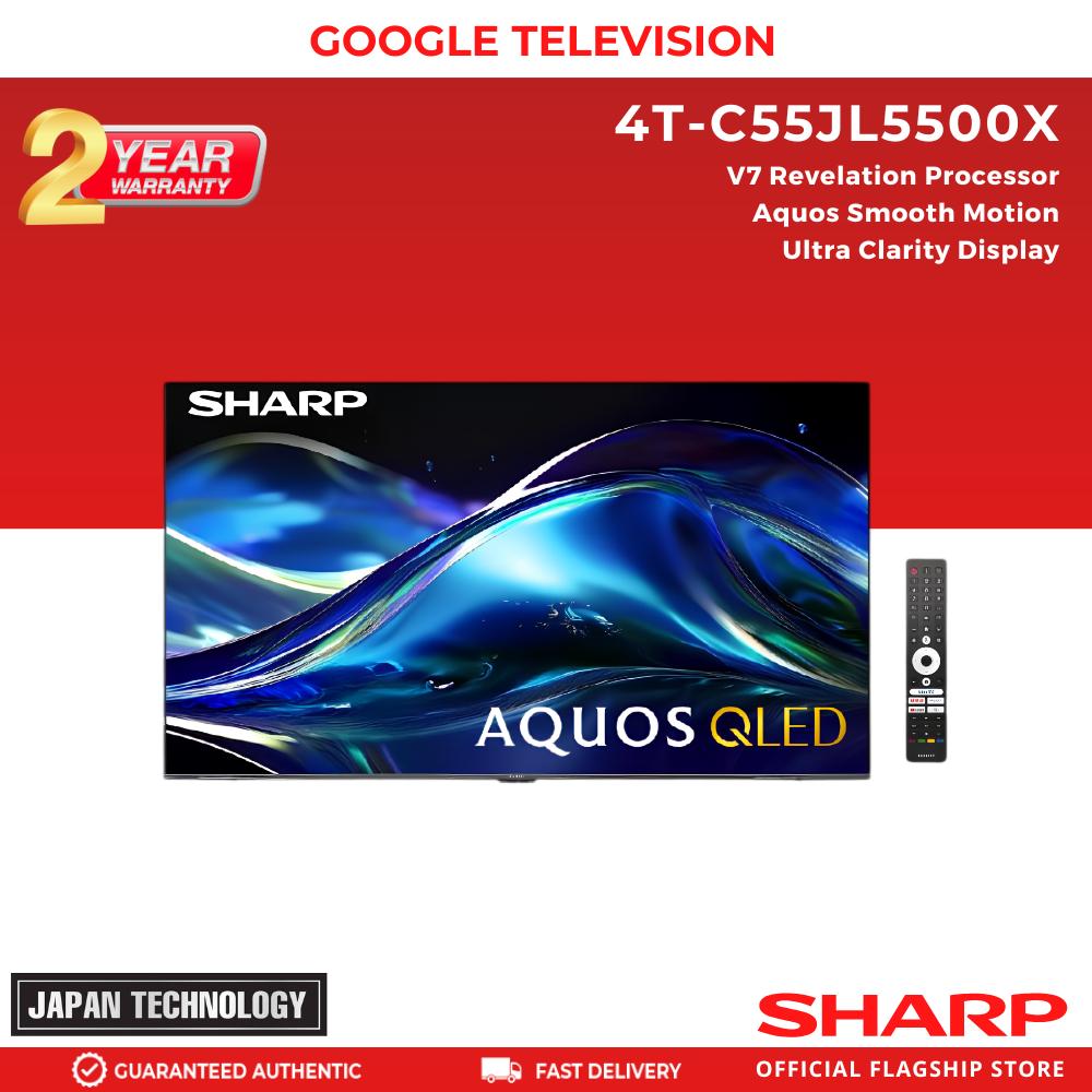 SHARP 4T-C55JL5500X 4K 55" GOOGLE TV AQUOS QLED
